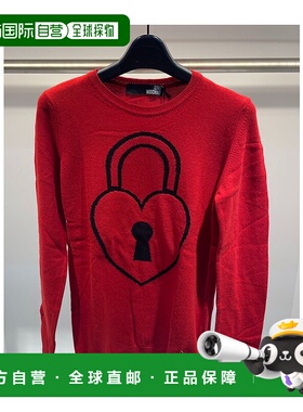 1h可退 MOSCHINO 女士针织毛衣 WS3G280X02974287 AW2021 红色