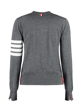 THOM BROWNE 女士针织衫 FKA280AY1014035 CO 灰色 Crewneck swea
