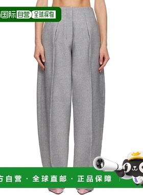 1h可退 潮奢 Jacquemus 女士 灰色 The Curvo 长裤 25HPAW00614AW