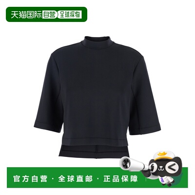 1h可退 潮奢 moncler 女士 Applied on Back 黑色水手领带Logo拼T