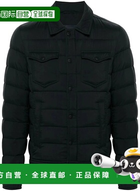 HERNO 男士夹克 12456ZPI011ULE9300 AW2025 黑色 长袖羽绒服