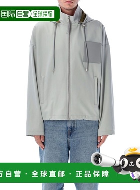 LOEWE 男士夹克 H526Y02WCO1130 AW2025 灰色 Cotton hooded jack