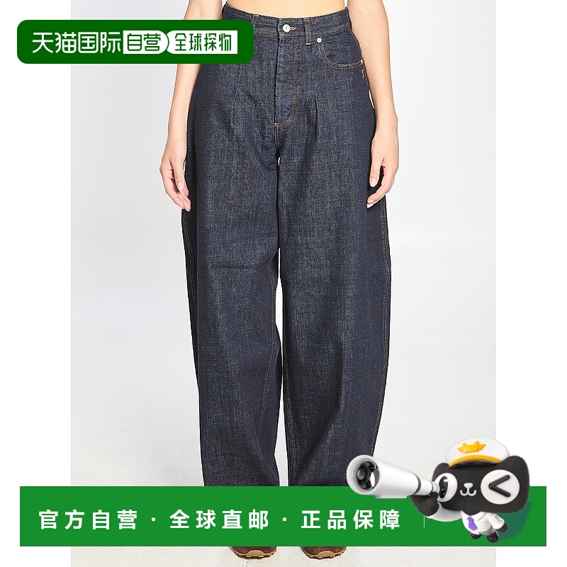 1h可退 潮奢 Jacquemus 女士 de-Nimes Ovalo 牛仔长裤 PAW00609A