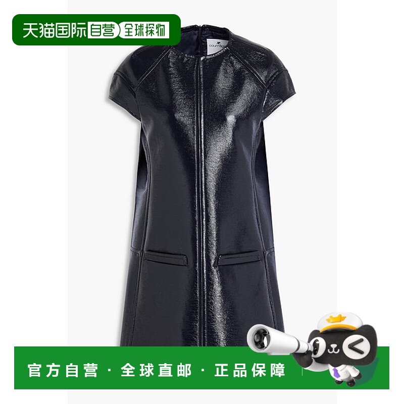 1h可退 潮奢 Courreges 女士 vinyl 棉混纺迷你连衣裙 321CRO042V