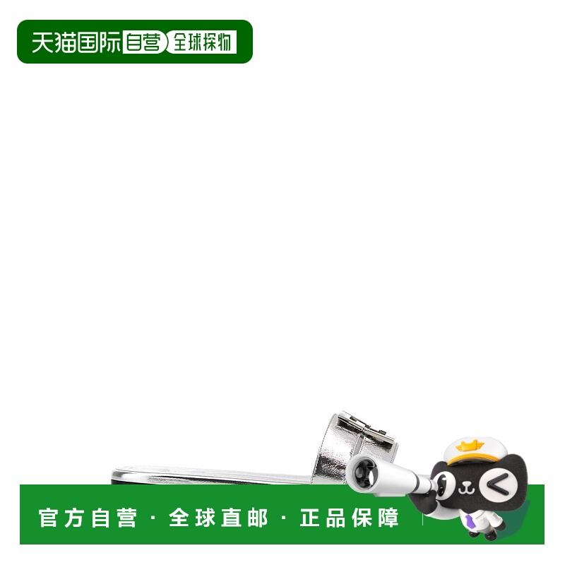 1h可退 FENDI 女士凉鞋 8R8554VH6F0QW0 SS2025 白色 Ffold 拖鞋