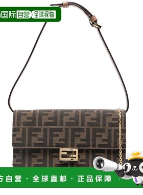 1h可退 潮奢 Fendi 芬迪 女士 Baguette徽标钱包 8M0498A98P