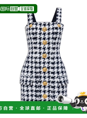 BALMAIN 女士连衣裙 EF1R2380XK69SJY SS2025 黑色 ABITI