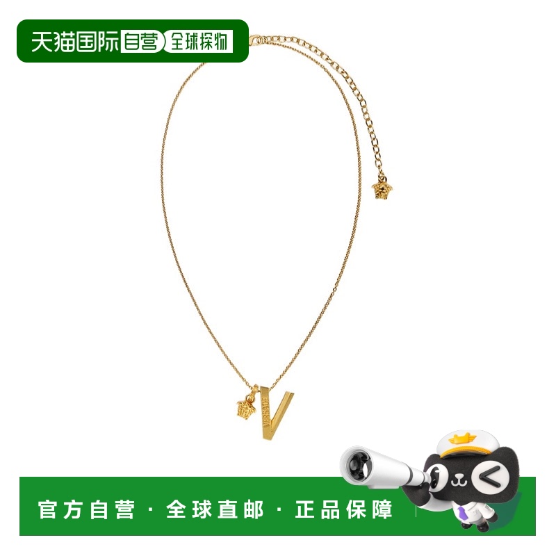 1h可退 VERSACE 男士项链 10189791A006203J000 SS2025 金色