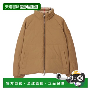 BURBERRY 女士外套 81052141 SS2024 棕色 双面长袖羽绒服