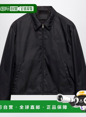 1h可退 潮奢 Prada 普拉达 男士 黑色拉链夹克(RE-NYLON) SGC905O