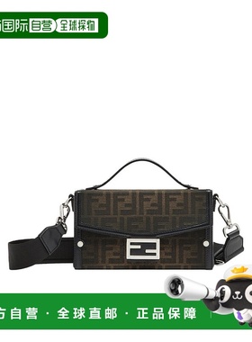 FENDI 男士斜挎包 7VA565APD8F0L3T AW2023 棕色 Baguette Soft T