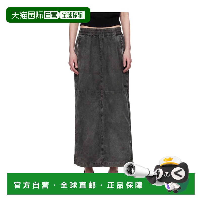 1h可退 DIESEL 女士半身裙 A173840NJBP93R SS2025 灰色 O-HAZEL-