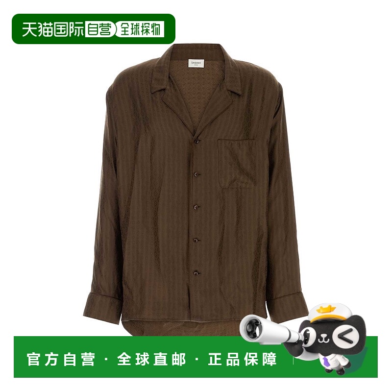 1h可退 SAINT LAURENT 男士衬衫 839466Y2M372074 AW2025