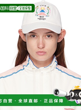 1h可退 潮奢 Casablanca 女士 白色 Casa Way Mountain 棒球帽 AP