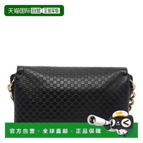 GUCCI 女士单肩包 857622AAF1I1000 SS2026 黑色 Medium Gg Chain
