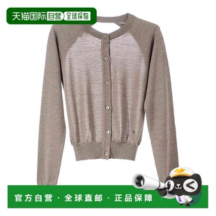 92054010082 女士针织衫 AW2025 浅棕色 1h可退 Open MOSCHINO