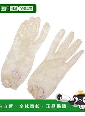 1h可退 潮奢 Valentino 华伦天奴 女士 VLOGO 签名蕾丝手套 WGD00