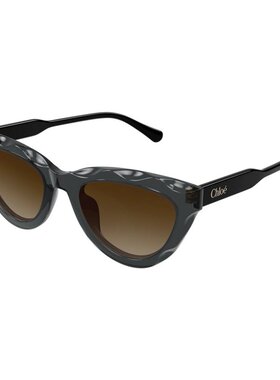 香港直邮CHLOÉ 女士太阳镜 CH0294S005 CO 灰色 猫眼太阳镜