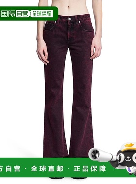 ALEXANDER MCQUEEN 女士喇叭裤牛仔裤 813256QMAC06136-0
