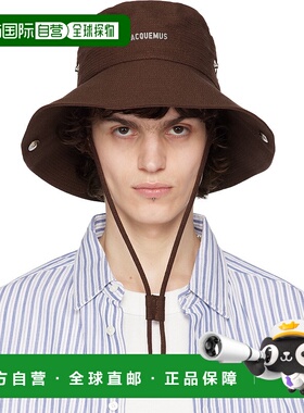 1h可退 潮奢 Jacquemus 男士 棕色 The de-Nîmes 渔夫帽 25E255AC