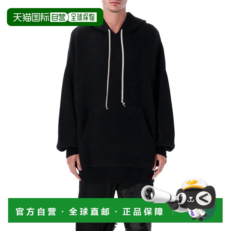 1h可退 RICK OWENS 男士针织衫 25ARR02E1698KWP09 AW2025帽衫