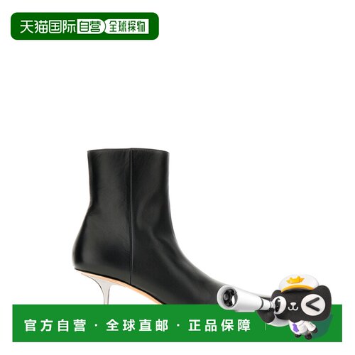 Marni 玛尼 女士 方头短筒高跟靴女靴 TCMS009904P4545