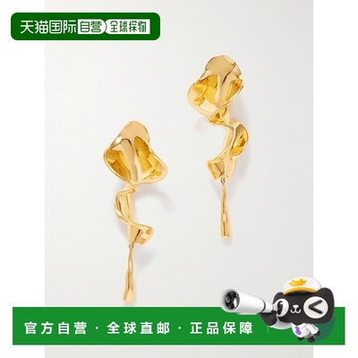 1h可退 潮奢 KHAITE 女士 Tidal 镀金耳环 10061006配饰