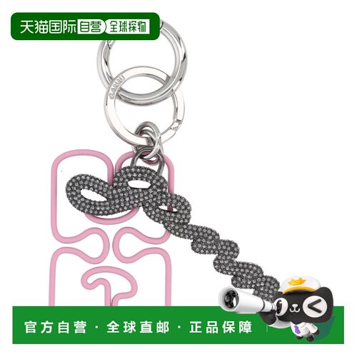 GANNI 女士钥匙扣 A7062872 AW2025 灰色 KEYCHAI【付后1h可退】