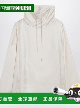 1h可退 潮奢 Tom Ford 汤姆 福特 女士 Cyna 米白色真丝衫