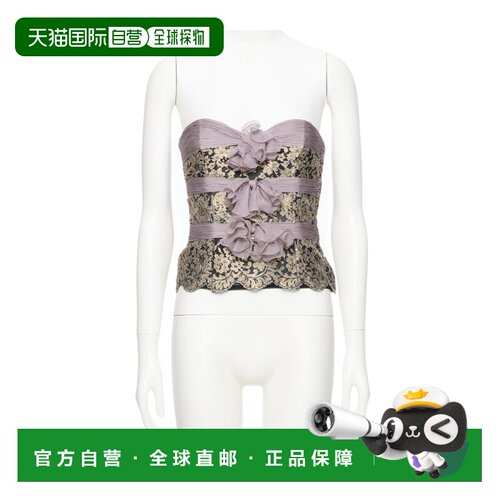 VALENTINO 女士背心吊带 BAEB309RDCC2 AW2025 花色 露肩上衣