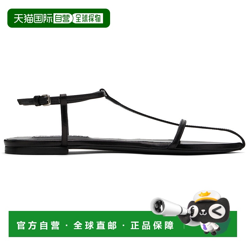 1h可退 潮奢 Jil Sander 吉尔 桑达 女士 黑色尖头凉鞋 J15WP0081