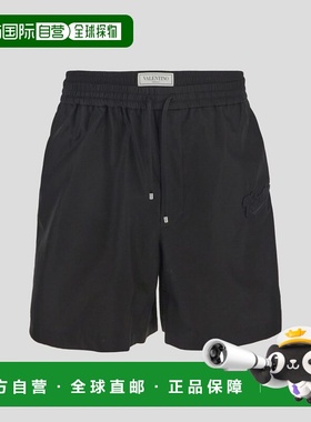 VALENTINO 男士短裤 2V3RDC628YH0NO SS2023 黑色 Bermuda Shorts