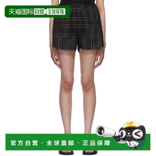 223226707925 黑色 短款 TOTEME 睡裤 女士短裤
