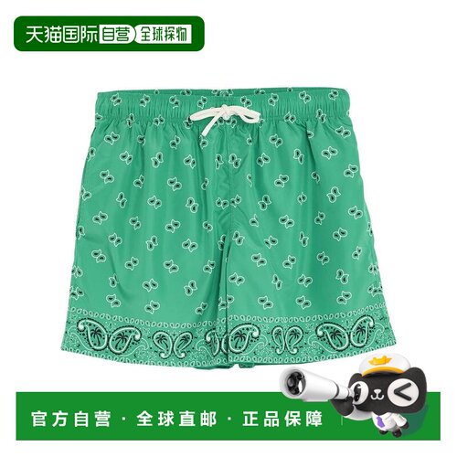 Palm Angels 棕榈天使 男士 泳裤 green绿色 舒适时尚