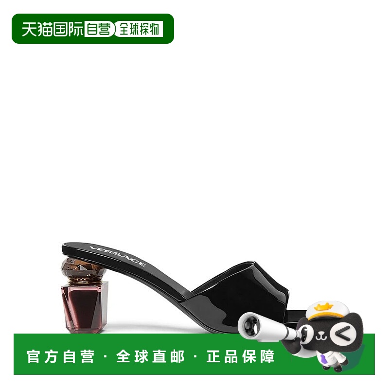 1h可退 VERSACE 女士凉鞋 1019840D2VE1B00V SS2025 黑色