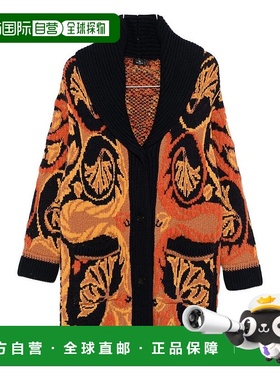 1h可退 ETRO 女士针织衫 AQ168WRKE0162S9884 AW2025 橙色开衫