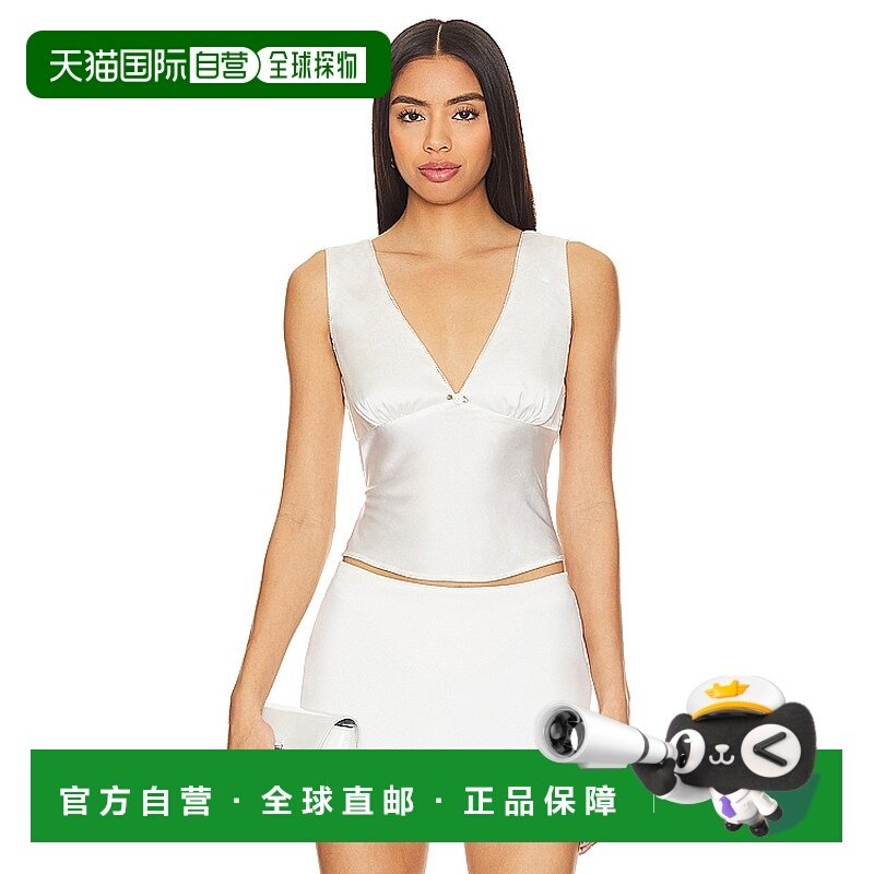 1h可退 潮奢 NIA 女士 Celia 上衣 NT1403R white白色 舒适时尚