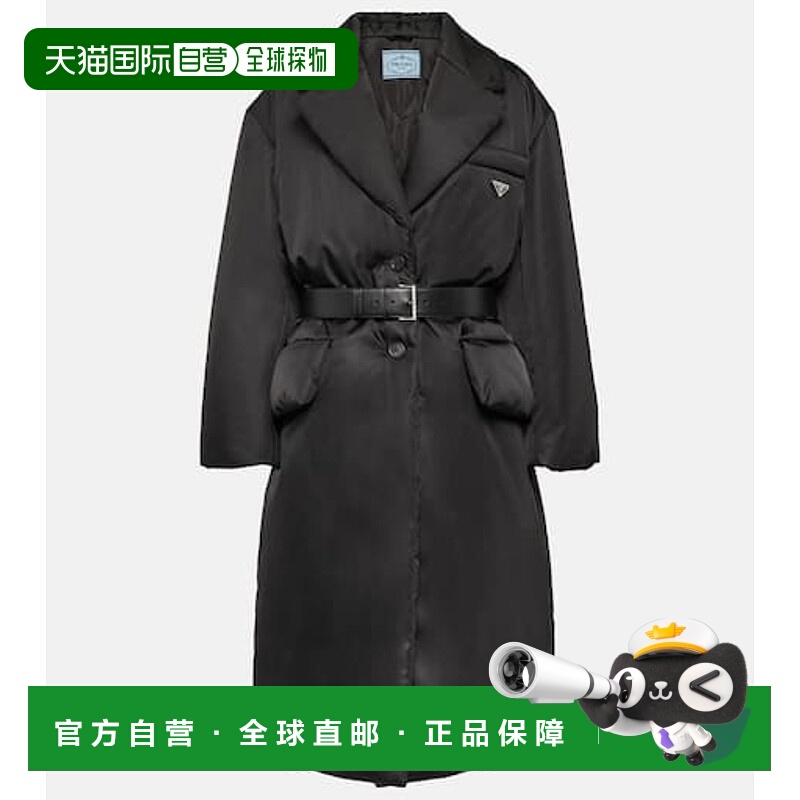1h可退 潮奢 Prada 普拉达 女士 Re-Nylon 带里衬大衣