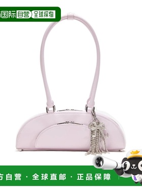 1h可退 SELF-PORTRAIT 女士斜挎包 PF25312L SS2025 粉红色 弧形
