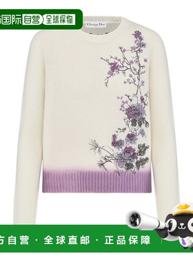 DIOR 女士针织衫 544S57B0036X0842 AW2025 白色长袖羊绒