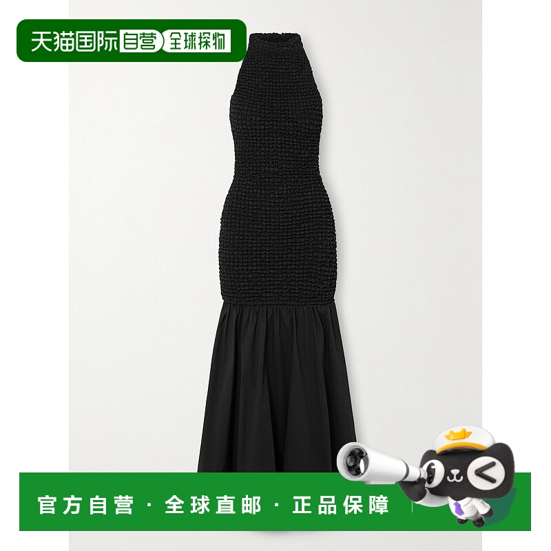1h可退 潮奢 Staud 女士 Kiera 罩衫式弹力棉质府绸长款连衣裙 90