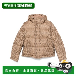 卡其色 FENDI AW2024 FAN129AK9ZF1PNO FF图案棉服 女士外套