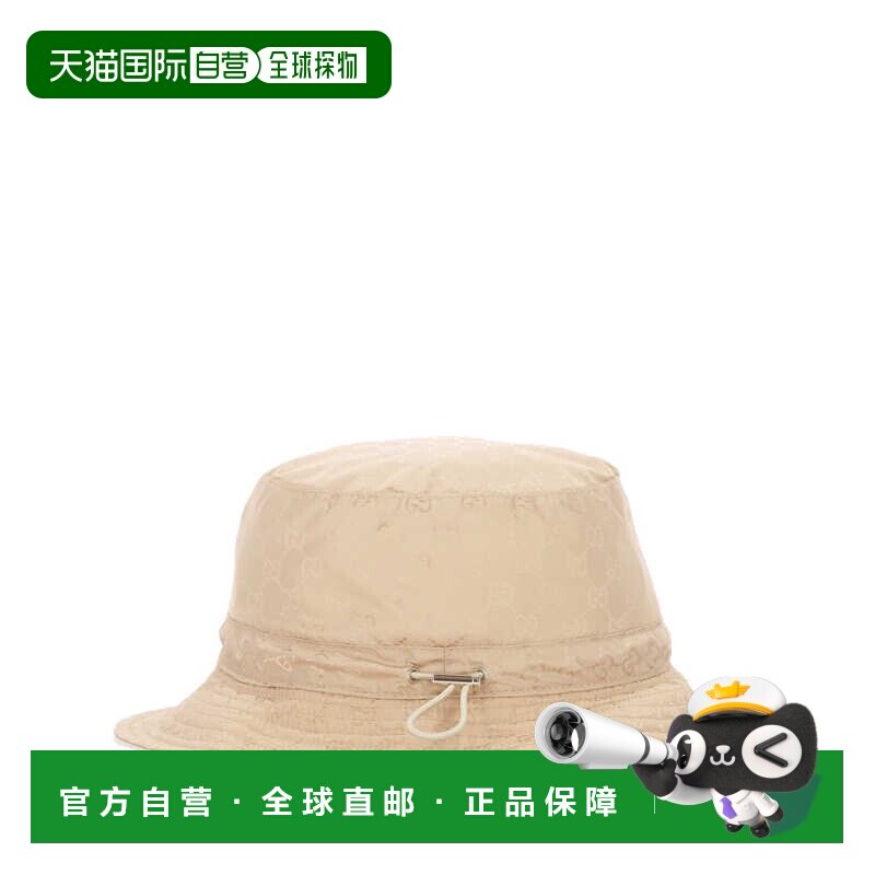 GUCCI 女士帽子 8357723HBB79765 AW2025 花色 双面 GG 尼龙渔夫