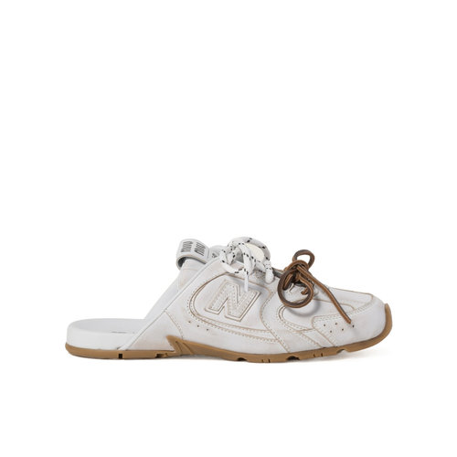 1h可退 奢淘 New Balance X Miu Miu 530 SL 装饰小牛皮穆勒鞋 女