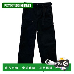 1h可退 潮奢 Sacai 男士 SACAI X CARHARTT WIP 黑色裤子 2500991