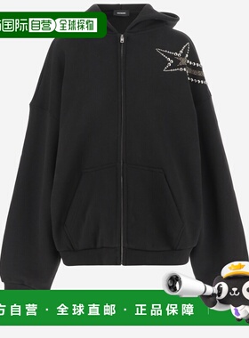 WE11DONE 男士针织毛衣 WDTJ324864UBK AW2024 黑色