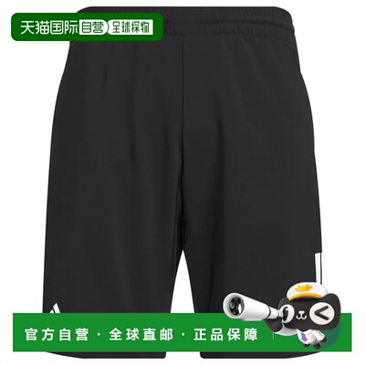 ADIDAS 男士短裤 JG3589NERO CO 黑色 PANTALONCINO UOMO TENNIS
