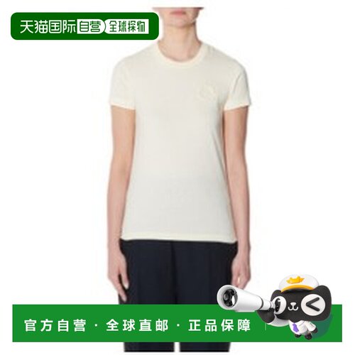 MONCLER 女士T恤 938C0006189AUO700 SS2026 浅蓝【付后1h可退】