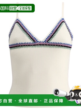 CHLOÉ 女士T恤 C23SMH03640107 SS2023 白色 Crochet top