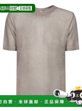 HERNO 女士T恤 MG000173D760701985 SS2025 米白色